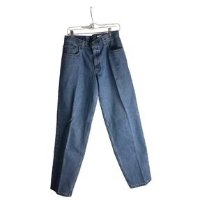 Vintage Levis 570 Baggy Fit Jeans Mens 32x32 Blue Denim Made in USA